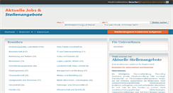 Desktop Screenshot of aktuelle-stellenangebote.net
